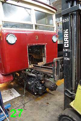 Commer TS3 engine in Hastings Trolleybus 